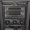 For 05-09 Ford Mustang Carbon Fiber Dash Console Radio Control Panel Cover Trim