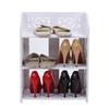 3 Tiers White Hollow Out Shoe Rack Stand Storage Organiser Shelf 60cm