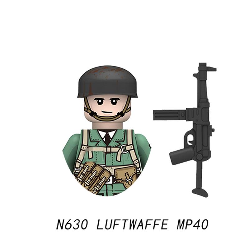 Kids Toys Mini Military Soldier Model Air Force Army Armed Camouflage Unit Small Particles Building Blocks Boys Holiday Gifts