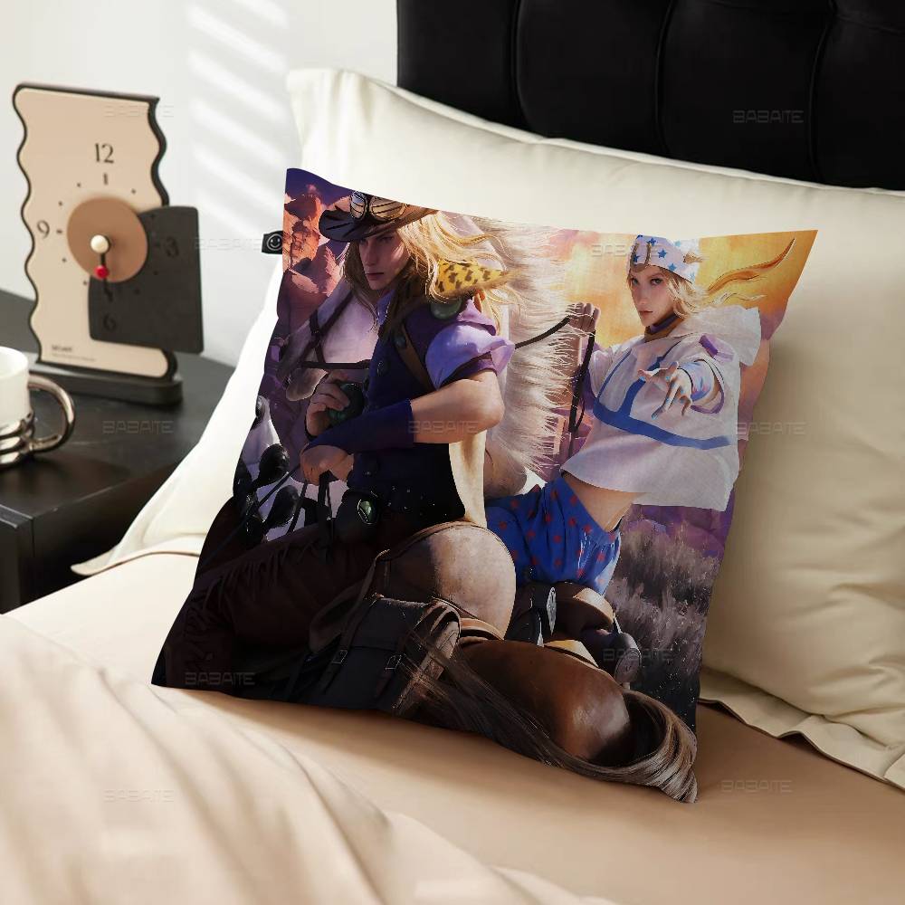 Anime JoJo Bizarre Adventure Retro Anime Cushion Cover Car Throw Pillow Case For Sofa Car Christmas Gift 40x40cm 45x45cm