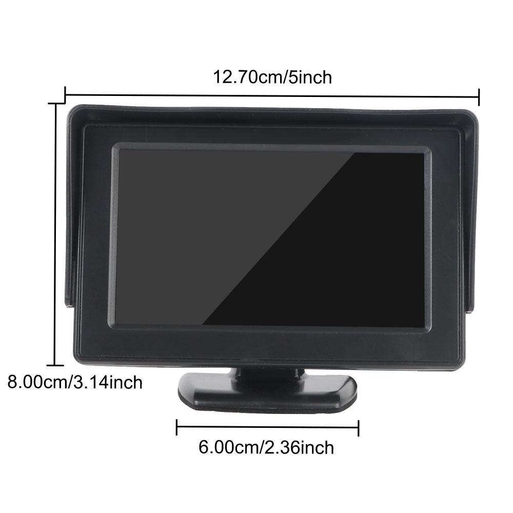 TFT LCD камеры парковочные автомобильные видеоплееры камера заднего вида экран HD дисплей складной автомобильный монитор 4,3 дюйма автомобильные аксессуары