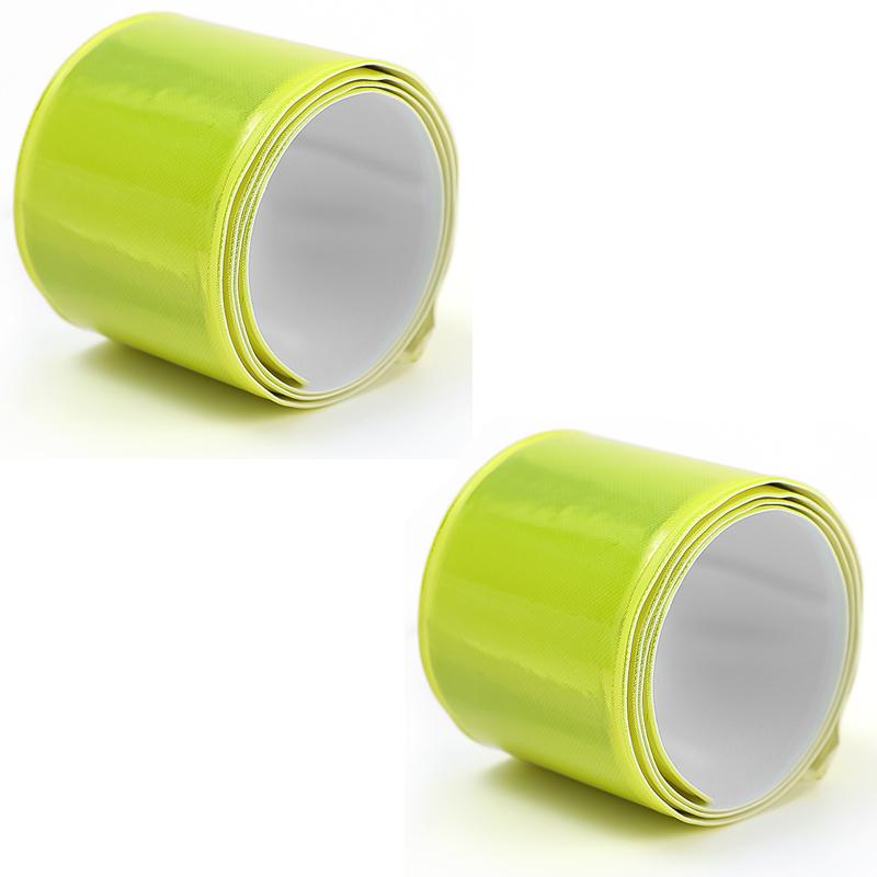 1PC Cycling Reflective Tape Strips Warning Wristband Outdoor Running Fishing Safe Bicycle Bind Pants Leg Strap Fluorescent Band