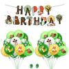 Festive Safari Theme Party Decorations With 23/25 Pcs Jungle Animal Balloons For Memorable Birthday Celebrations