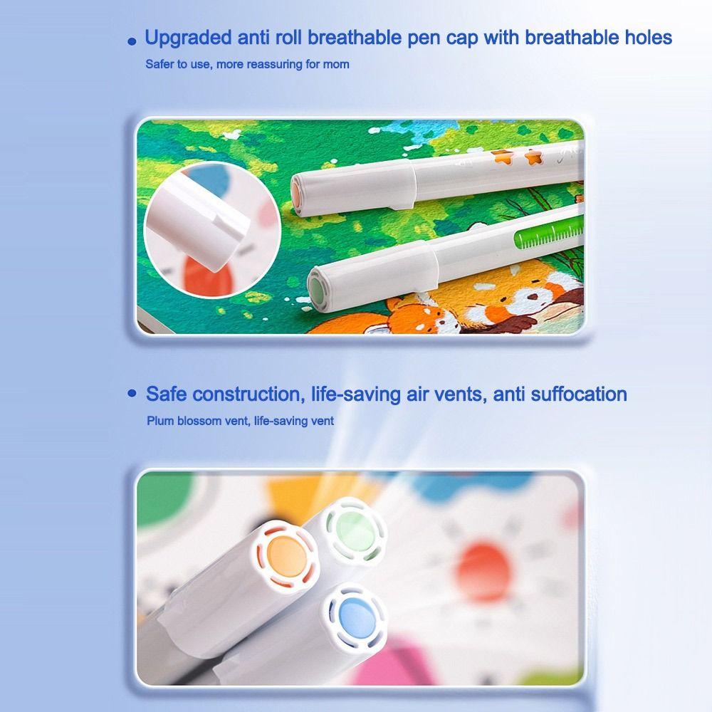 Маркер Direct Liquid Graffiti Pen 12/24/36/48 цветов для рисования и рисования, ручка для студентов