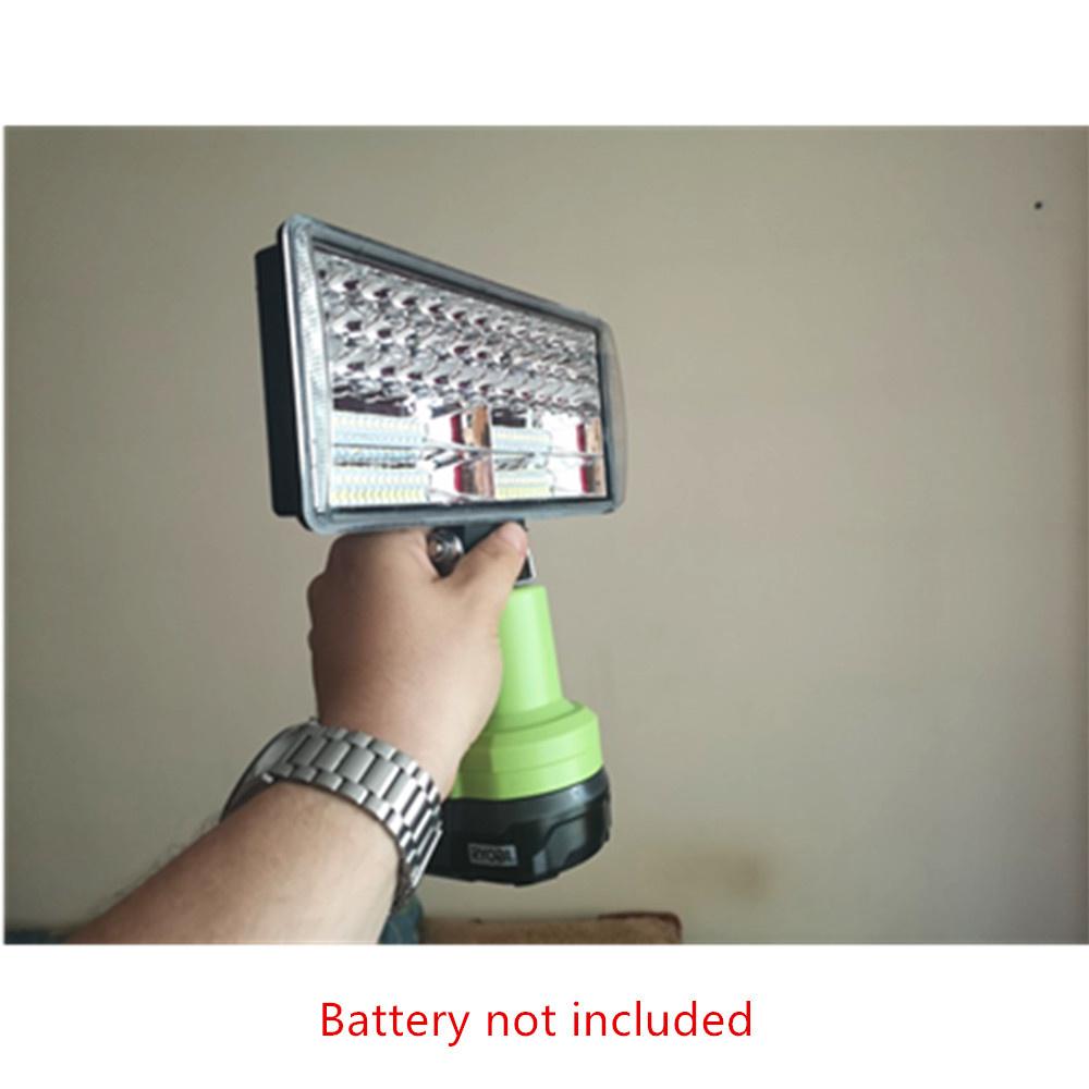 8" 84LED 180W Cordless LED Work Light For RYOBI 14.4V 18V Lithium Nickel One+ Battery P108