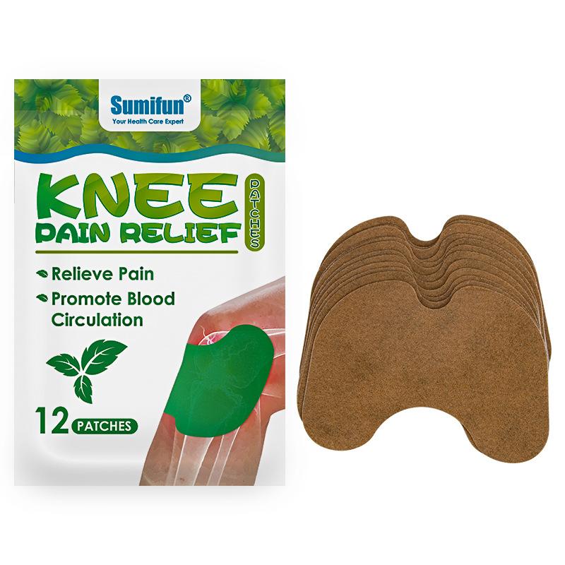 12 шт./пакет пластырь для снятия боли в колене, наклейка для снятия боли в суставах, пластырь для тела