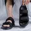 Men's Shoes 2025 Summer New Men's Beach Shoes Sandals Velcro Versatile Platform Casual Sports Wind 1502-R