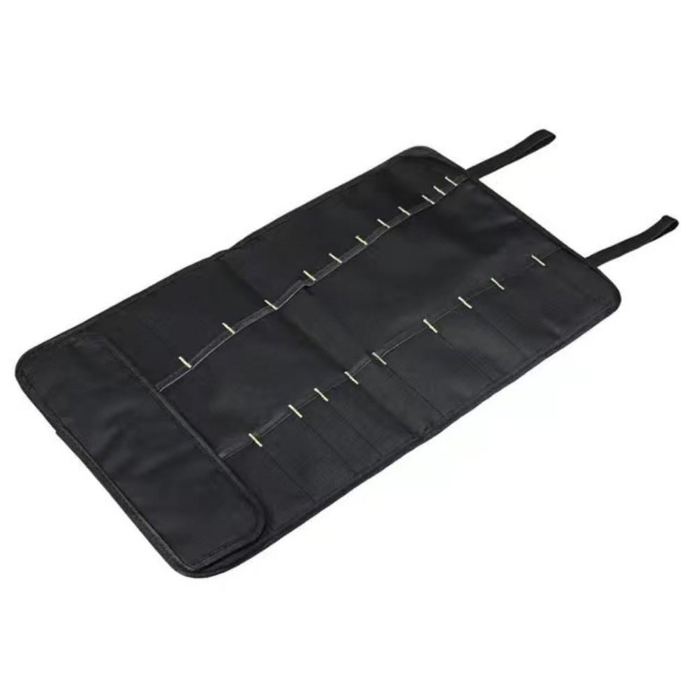 Heavy Duty Roll Tool Bag Nylon Waterproof Folding Tool Storage Folding Wear-resistant Multi-pocket Chefs Tool Bag Electrician