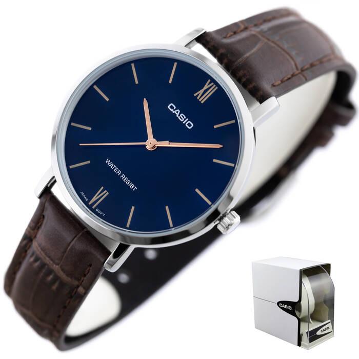 Zegarek Damski Casio Ltp-Vt01L-2B + Box