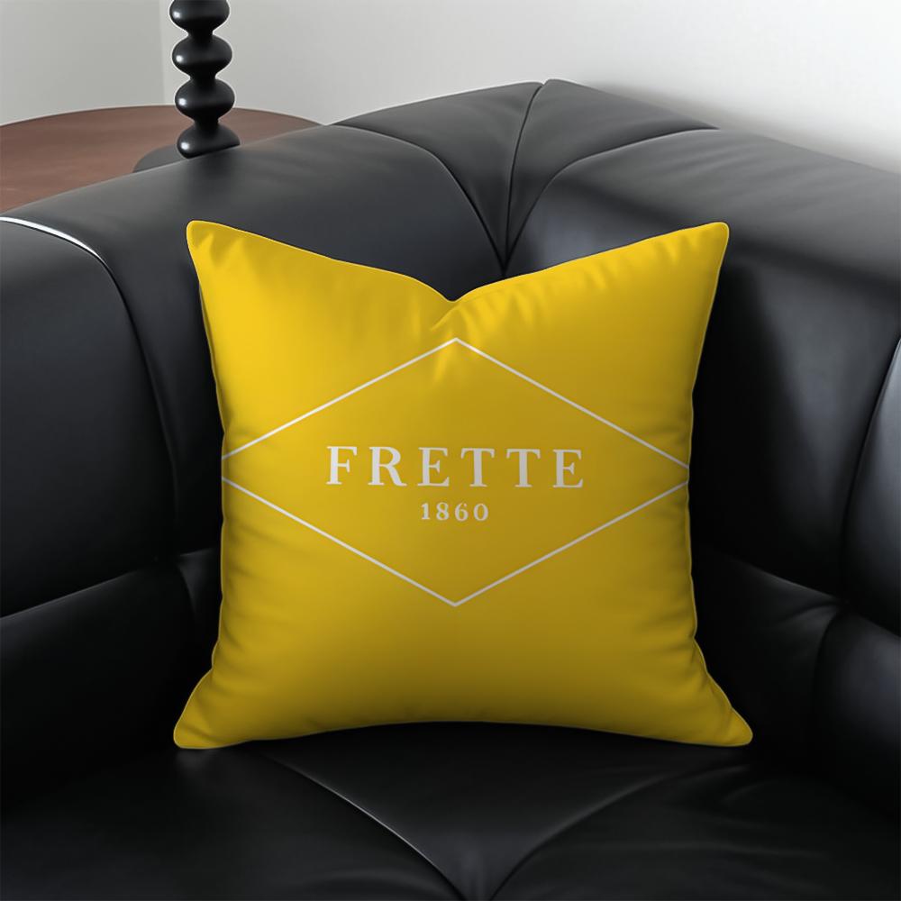 ЛЮКС мода Италия элегантность дом FFrette Наволочка для подушки Чехол для подушки Защита от пылевых клещей Невидимая молния шелковистый плюш подушка