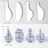 Handmade Honeycomb Paper Vase Decorative Tabletop Decor  Living Room