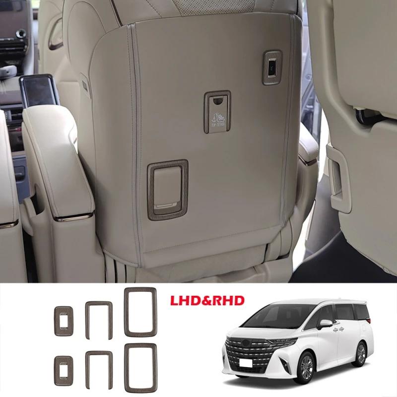 LHD RHD Для Toyota Alphard Vellfire 40 Серии 2024 ABS Дерево Аксессуары для салона Накладка на переключатель стеклоподъемника, селектор КПП, вентиляционное отверстие AC