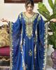 Islamic Kaftan Dubai Handmade Georgette Gown Dress Kaftan Moroccan Stylish