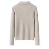 Women's 100% Pure Cashmere Cable Knit Lapel Sweater - Slimming and Versatile Pullover