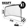 Folding Soccer Goal with Carry Bag Lightweight for Garden, Young Players