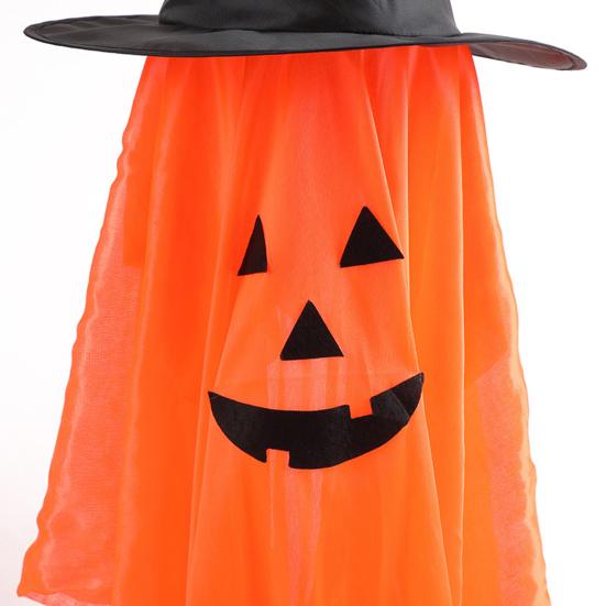 Хэллоуин Подвесное Украшение Наружное Подвесное Тыква Призрак со Шляпой Ведьмы для Двора, Крыльца, Газона, Украшения Дерева