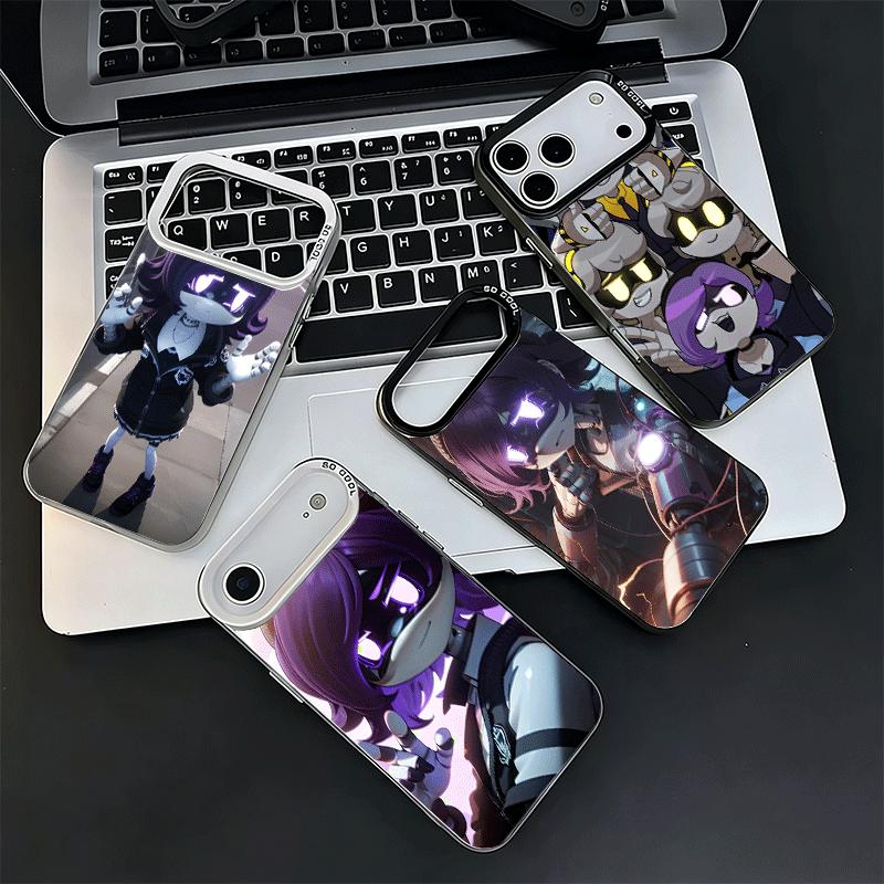 M-Murder D-Drones Uzi Doorman Soft Phone Case for iPhone 15 16 17 Pro Max 17Air 16E 14 Plus 13 12 Mini Shockproof Cover Back She