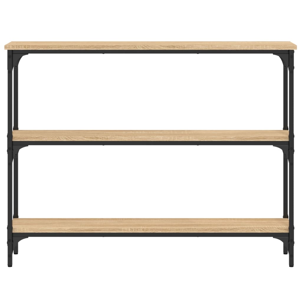 Console Table Sonoma Oak 100x22.5x75 cm Particleboard