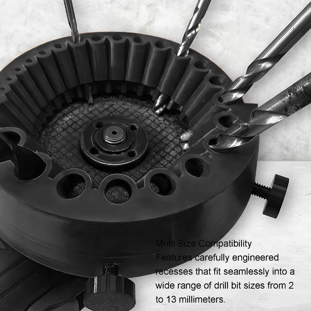 ABS Drill Bit Sharpener Black Power Drill Bit Grinder  Handmade Enthusiasts