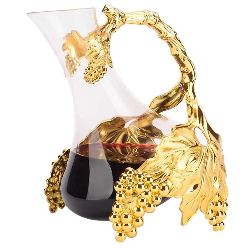 1000 мл креативный роскошный стеклянный графин в европейском стиле для бара, семейного праздника, винный набор, прозрачный графин для красного вина, подарочный набор для бармена