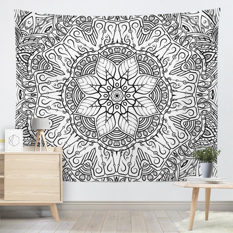Мандала настенный гобелен диван фон ткань обои гобелен студенческое общежитие украшение гобелен украшение