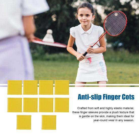 10 шт. Защитные силиконовые компрессионные бандажи для пальцев, поддерживающие шины для фиксации большого пальца