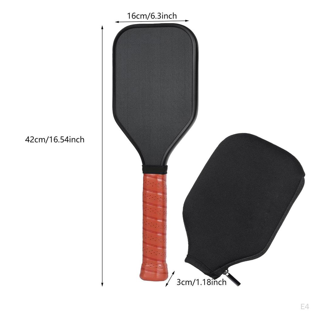 Pickleball Paddle Comfortable Handle Training Equipments Racket Multipurpose for Gym