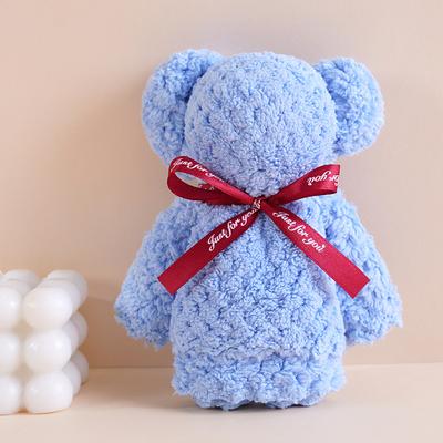 Полотенце из кораллового флиса Медведь Ананас Сувенир