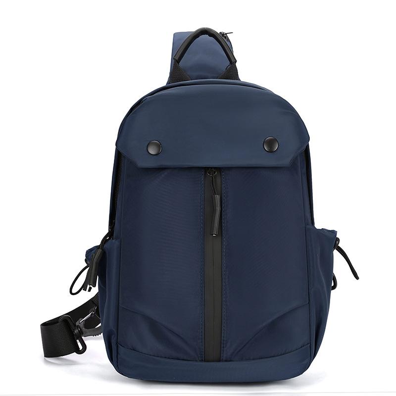 Мужская сумка через плечо, спортивная сумка, большая вместительная сумка для мобильного телефона, однотонная многофункциональная нагрудная сумка