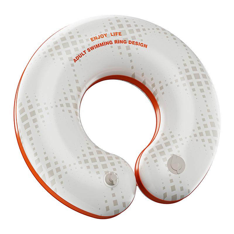 Прочный детский надувной плавательный круг толкающего типа