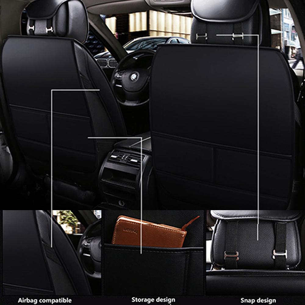 Черные кожаные чехлы на сиденья автомобиля для Mazda 2 3 6 BK BL 2010 2015 GH GG 2017 2020 CX-5 CX-7 CX-3 2015 CX-30 CX-50 Автоаксессуары