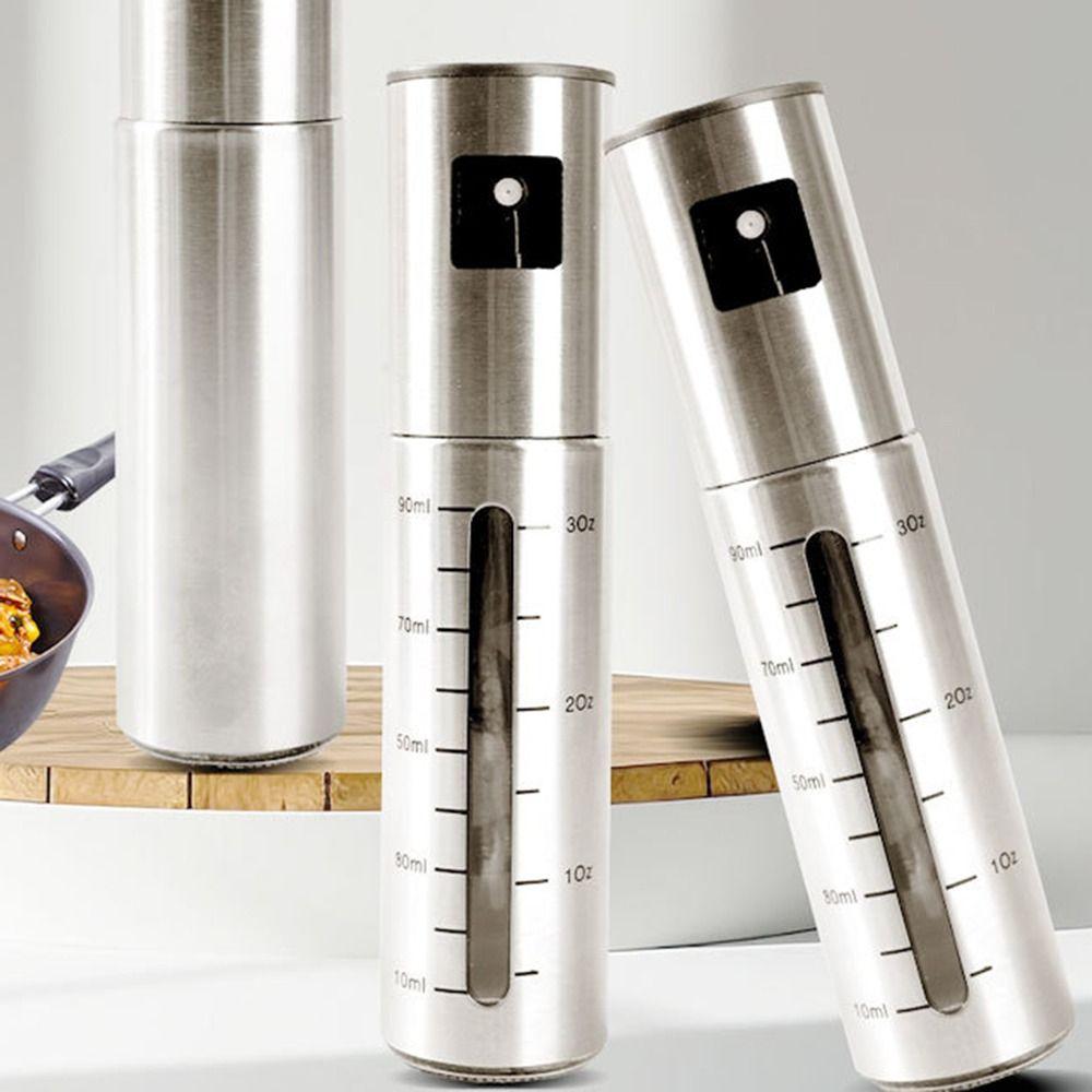 100ml Oil Spray Bottle Non-Stick Kitchen Press Spray Bottle Restaurant Olive Oil Sprayer Vinegar