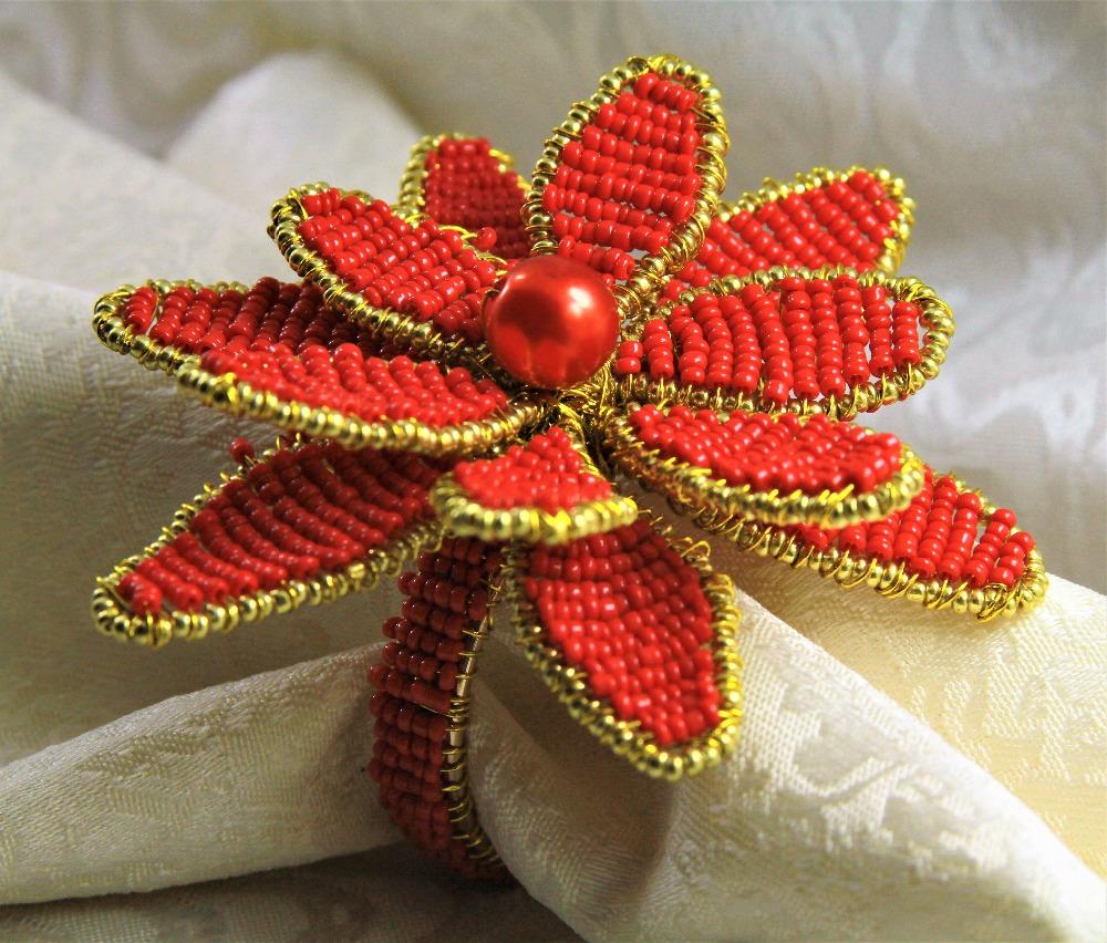 Glitter Napkin Rings Wedding for Christmas Wedding Holiday Table Decoration Supply