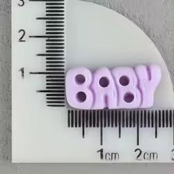 Hot Sale Baby I Love You Logo Letter Flat Back Resin Cabochon Valentine's Day Holiday Decorative Souvenir Artificial Style
