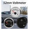 ELING Car Boat Yacht Truck Universal 52mm Voltmeter 8-16V 16-32V 9-32V Volt Gauge with 8 Colors Backlight and Alarm