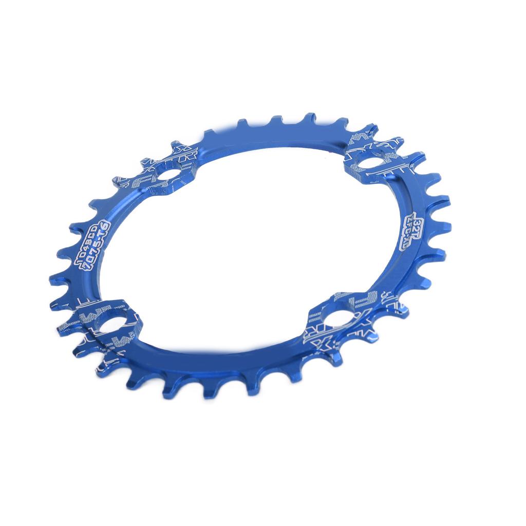 FMFXTR Bike Chainring Bicycle Narrow Wide 104 BCD 32T Round Chainring for Mountain Bike BicycleBlue