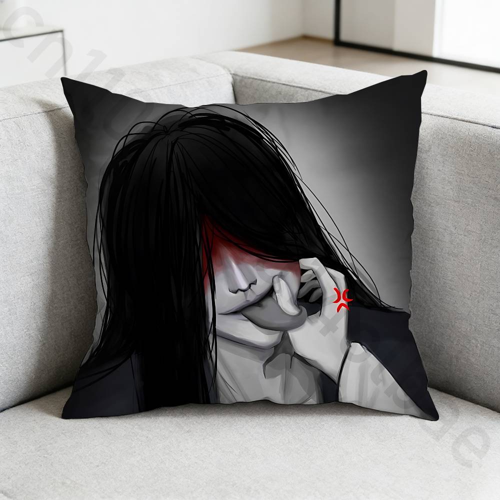 HHomicipher Pillow Case Sofa Living Room Bedroom Headboard Backrest Cushion Square Cushion Nap Time
