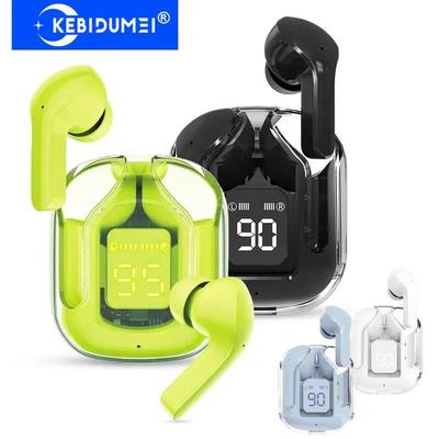 Bluetooth 5.3 Беспроводные наушники Прозрачный чехол для зарядки Наушники Водонепроницаемые спортивные музыкальные наушники с шумоподавлением Hi-Fi стереогарнитуры