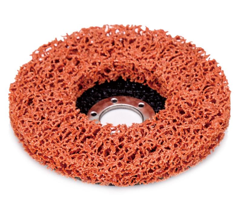 5pcs/set 100x16mm Poly Strip Stripper Disc Wheel Stripper Clean Grinder Remover Removal Paint Rust Sanding Polishing