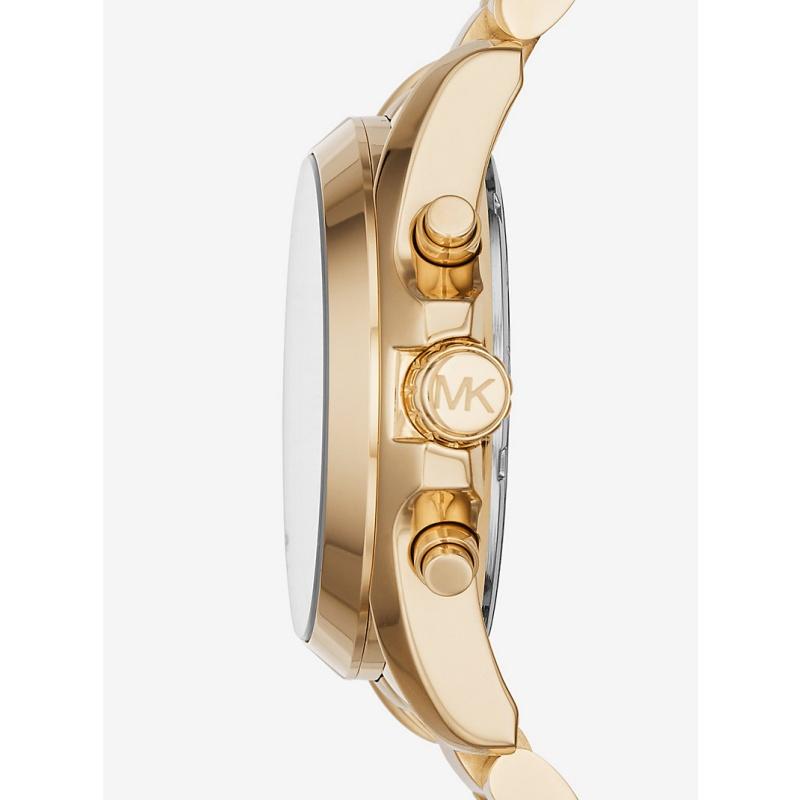 Michael Kors Большие золотистые часы Bradshaw MK6266