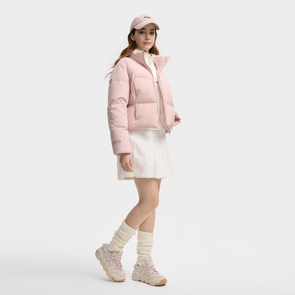 Fila Оригинальная Модная Стильная Персональная Трендовая Простая Классическая Милая Милая Повседневная Универсальная Утепленная Короткая Пуховая Куртка F11W549915FPK