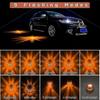 4-Pack Roadside Emergency LED Flashing Warning Flare Light Kit with Beacon Discs