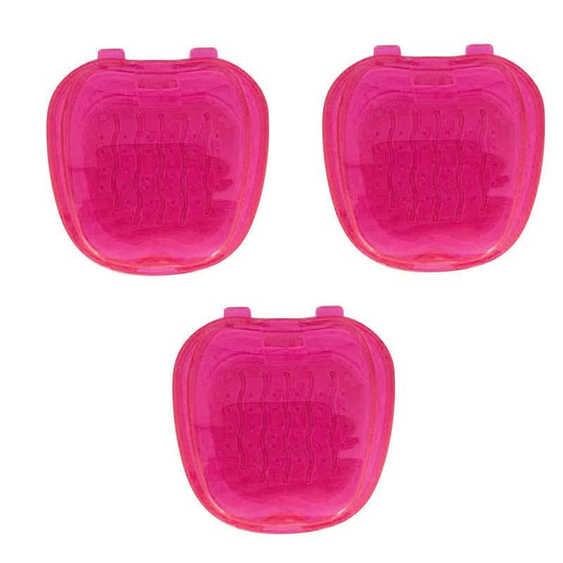 Коробка для ванны для зубных протезов, чехол для чистки зубов, стоматологическая коробка для хранения вставных зубов с подвесной сеткой, контейнер, контейнер для коробок для зубных протезов, контейнер