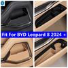 Бокс для хранения в двери slot в двери для BYD Leopard 8 FangChengBao 8 восемь 2024 2025 Аксессуары для интерьера