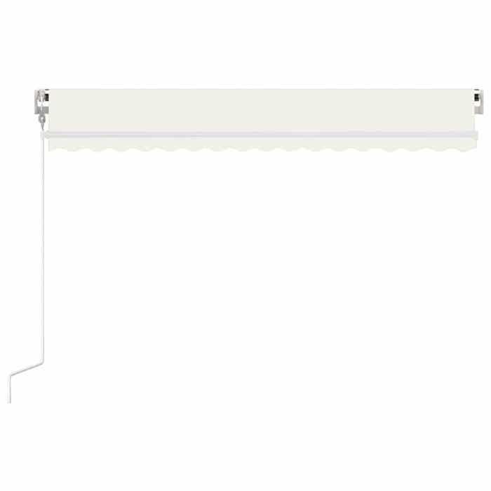 Maison Exclusive - Auvent rétractable automatique 450x300 cm Crème