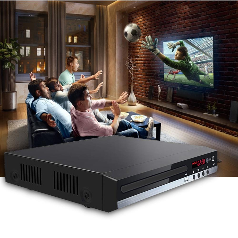 Callaa Новый HD DVD 229 Видеоплеер Домашний DVD-плеер Мультимедиа Цифровое ТВ USB DVD-видео/DVD+CD Аудио/VCD/SVCD JEPG/MP3/WMA/Дисковая система домашнего кинотеатра