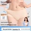 SecretWorld Women's Seamless Antibacterial Ice Silk Briefs