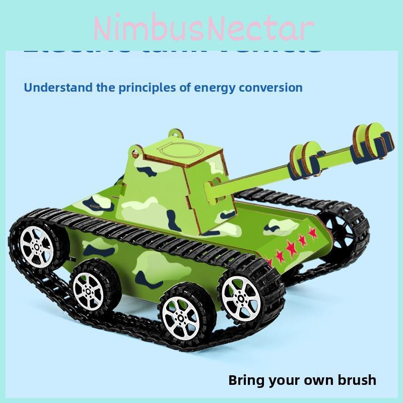 Scientific Experiment Tank Model Kit With Electric Drive For Kids Stem Learning