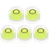 Round Bubble Level, 12x7.5mm, Mini Circular Bullseye Spirit Level for Leveling Camera Tripods, Telescopes, Workshops, Turntables, and Photo Fra