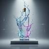 UKRAINKA bottle 500ml with cork Glass bottles for liqueurs Wine Juice 0.5l